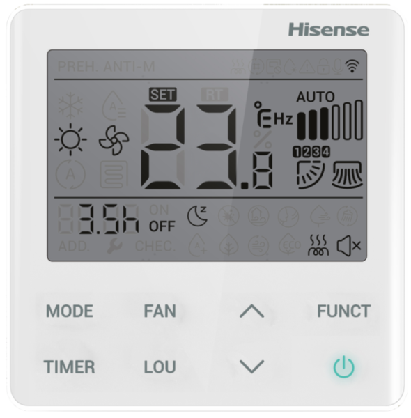 Hisense Heavy EU AUD-36UX4REH8/AUW-36U4RK7 Wi-Fi