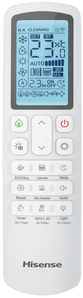 Hisense Heavy EU ACT-18UR4RCC8/AUW-18U4RS7/PE-QEA/LD Wi-Fi